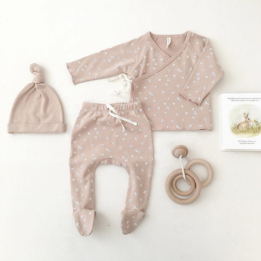 Quincy Mae floral wrap set 3-6